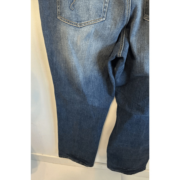 Venezia By Lane Bryant Wide Straight Leg Denim Jeans Women's Size‎ 18 NWT - Picture 11 of 16